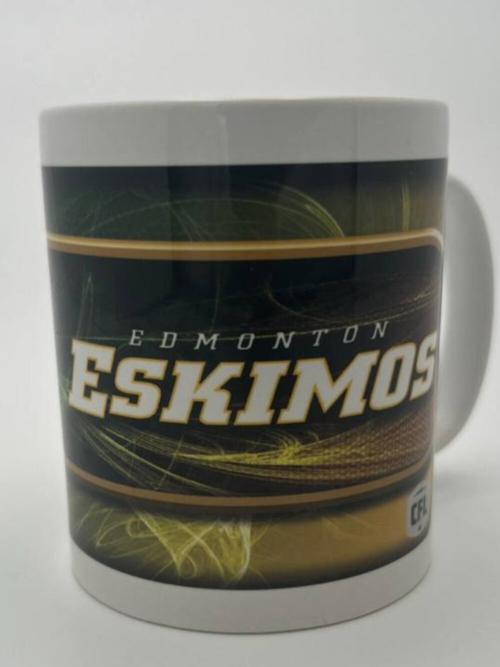 Official CFL Edmonton Eskimos Ceramic Coffee Mug 11 oz NWT